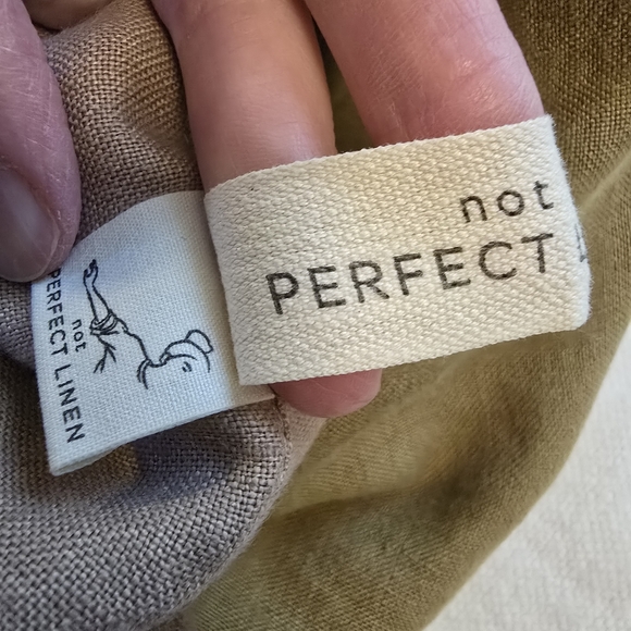 NPL Toledo Crop 100% Linen Pants Taupe M NWOT - Picture 2 of 12